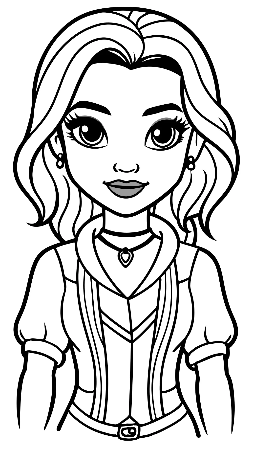 disney descendants printable coloring pages